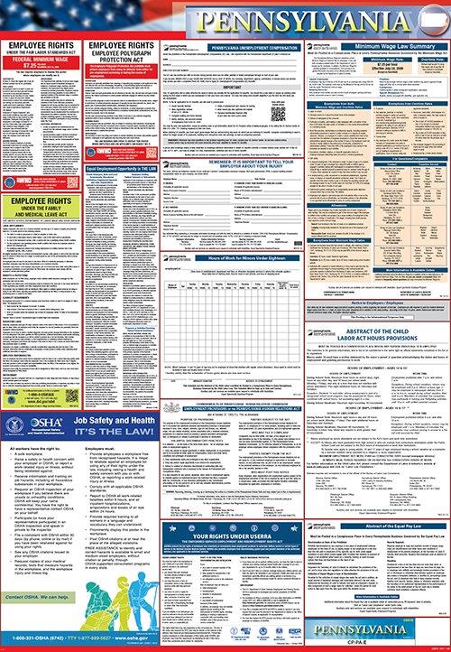 Combined Federal and State Employment Law Posters